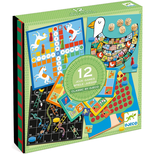Classic Box 4+ - 12 Jeux | Djeco Classic Box 4+ - 12 Jeux | Djeco